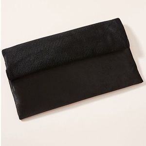 Anthropologie Mixed Material Clutch